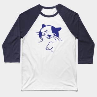 Blue cat artist Baseball T-Shirt